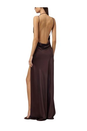 Vera maxi dress in dark brown THE ANDAMANE | TM170157ATNP229DARKBROWN